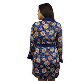 Bata de Pijama Vero Moda Azul Oscuro Style NANCZ L/S ROBE(HOMEWEAR)