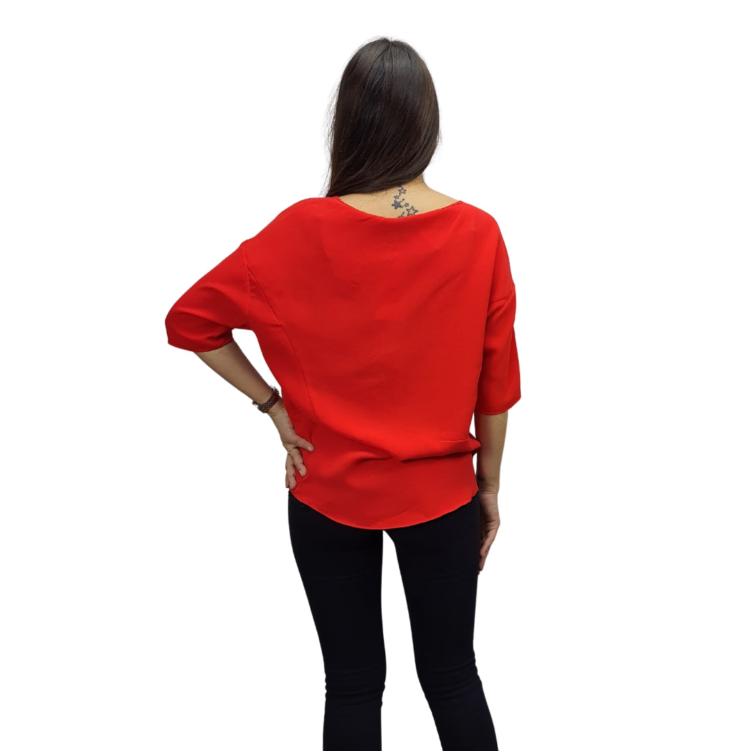 Blusa Vero Moda Rojo Style IRENE 1/2 TOP(MW-EC-2)