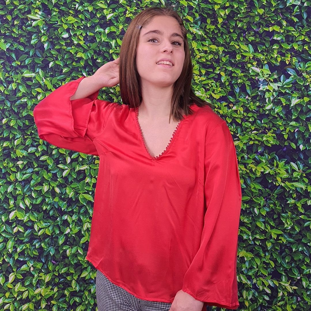 Blusa Rapsodia Kruger Rojo