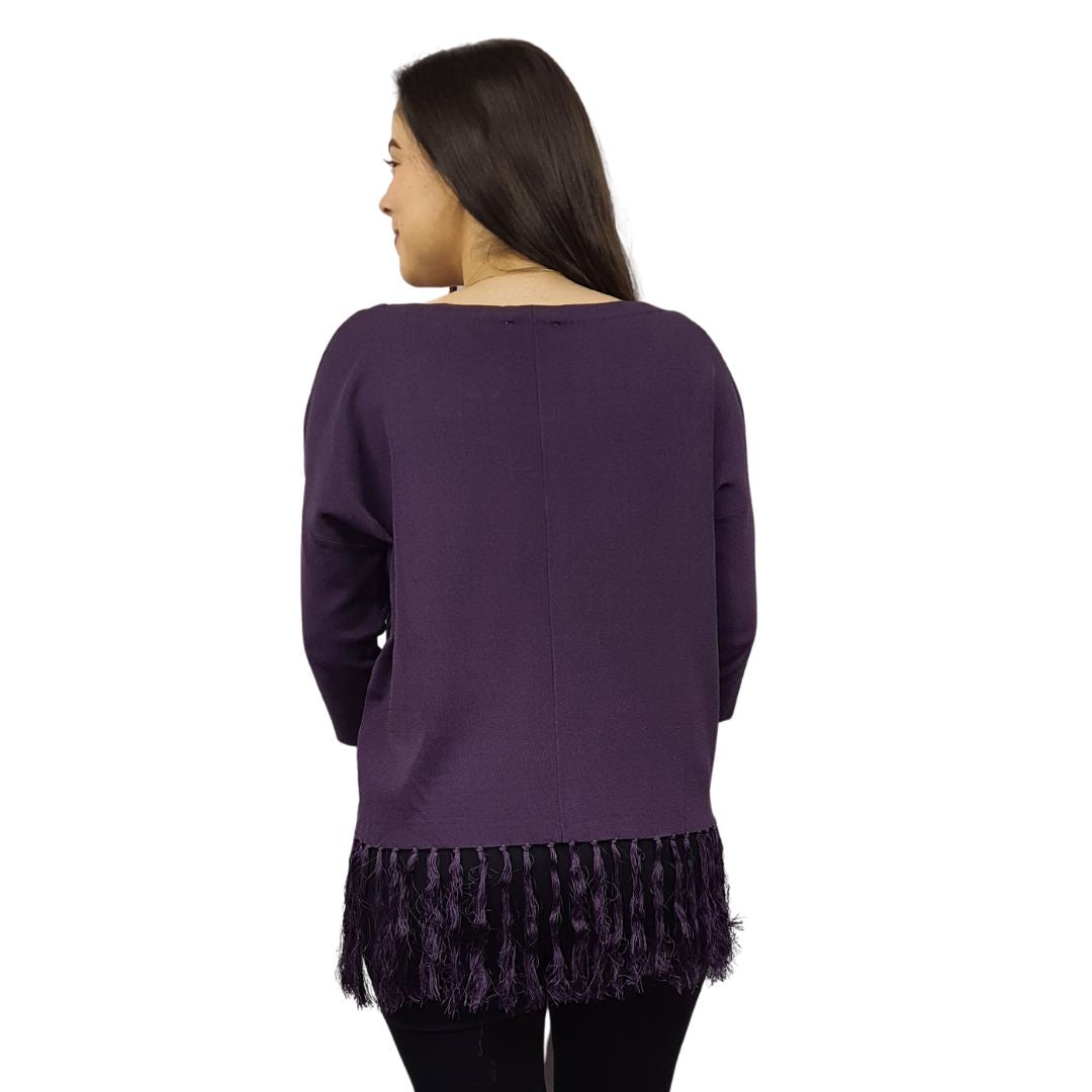 Blusa Vero Moda Purpura Style MAYDAY 3/4 KNIT(VMC-BT)