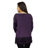 Blusa Vero Moda Purpura Style MAYDAY 3/4 KNIT(VMC-BT)