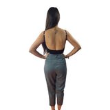 Pantalon Vero Moda Verde Style KAREN 7/8 SLIM CARROT PANTS(TP)