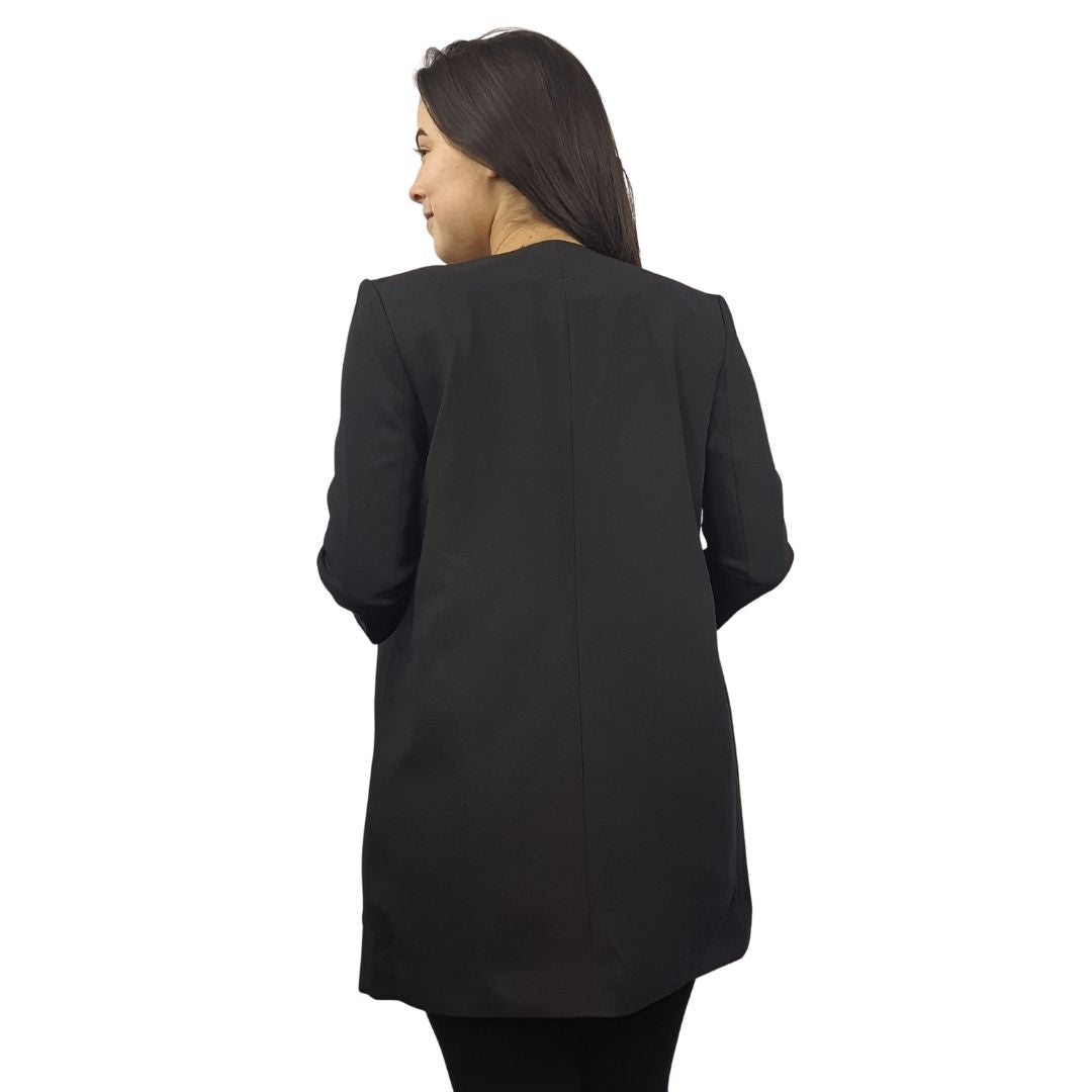 Blazer Vero Moda Negro Style CLEAR 3/4 LONG BLAZER(PM-ET-2)