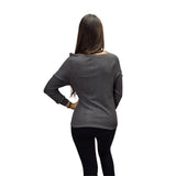 Sweater Vero Moda Gris Style EC BAMBOO L/S KNIT(UM)