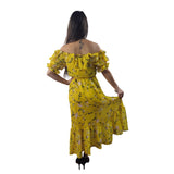 Vestido Vero Moda Amarillo Style WINNI 1/2 DRESS(VMC-BJ)