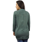 Blazer Vero Moda Verde Style COMBOO 3/4 BLAZER(VMC-NE-EC-2)