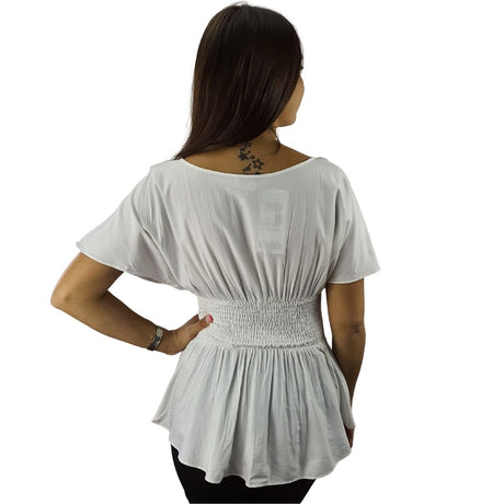 Blusa Vero Moda Blanco Style CHOICE INTER S/S TOP(NC)-OR