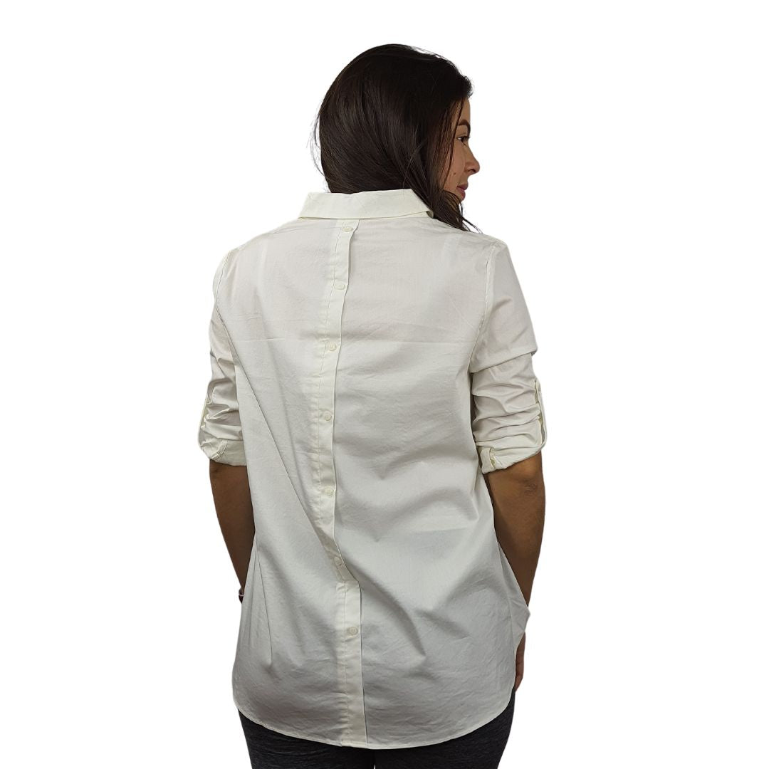 Blusa Vero Moda Blanca Style PENNY 3/4 SHIRT(PM)