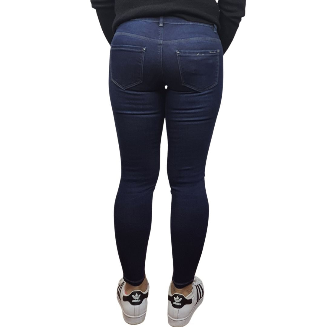 Pantalon  Vero moda AZUL Style BEAM 9/10 LW X-SLIM JEANS(CP)