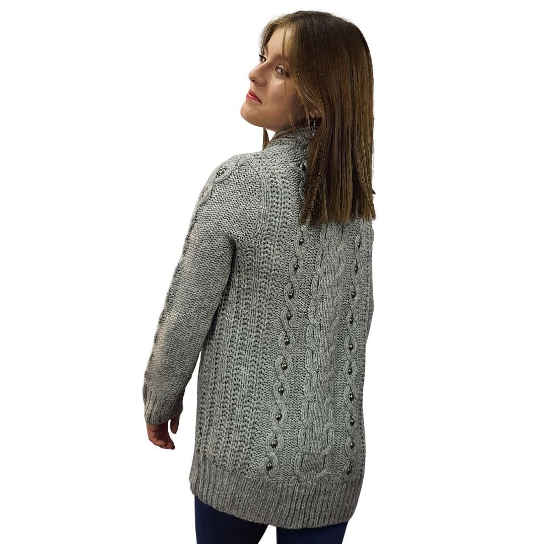 Sweater Rapsodia Soria Gris