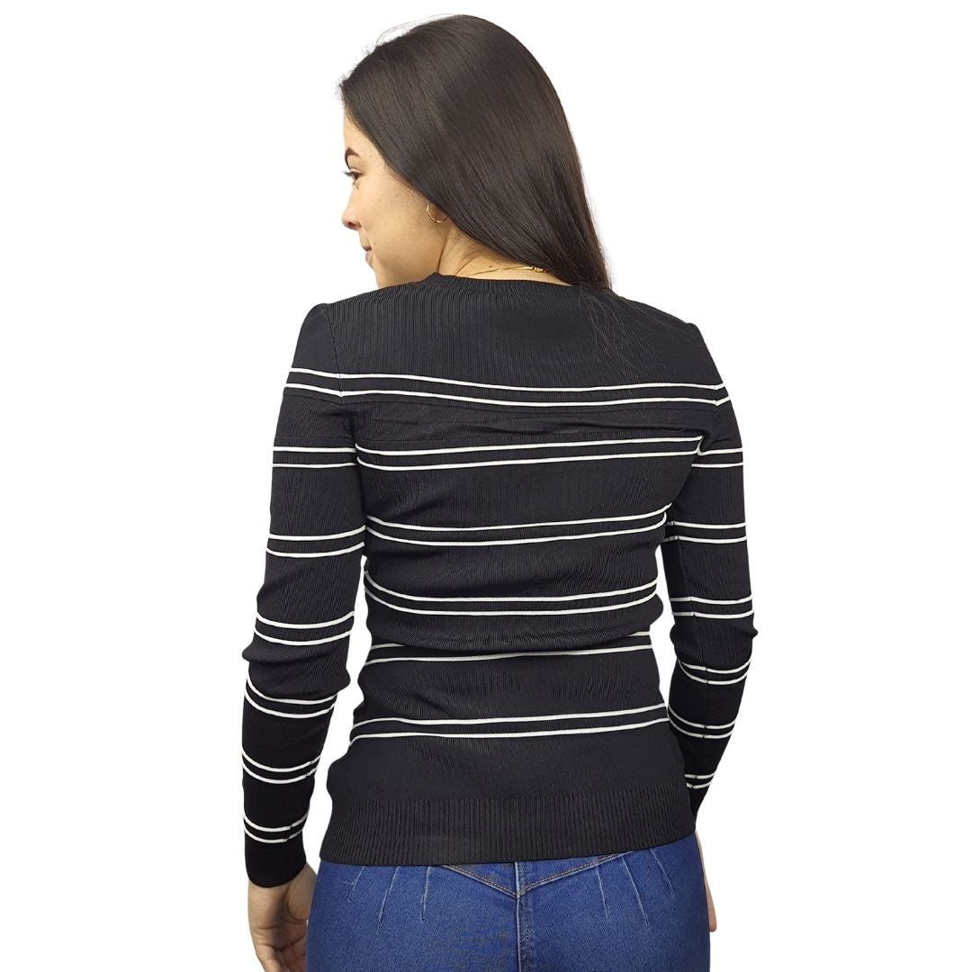 Sweater Vero Moda Negro Style PELA L/S KNIT(NL)