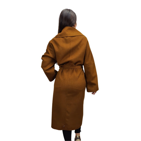 Tapado Vero Moda Marron  Style PERFUME DF L/S WOOL COAT(VMC-LL)