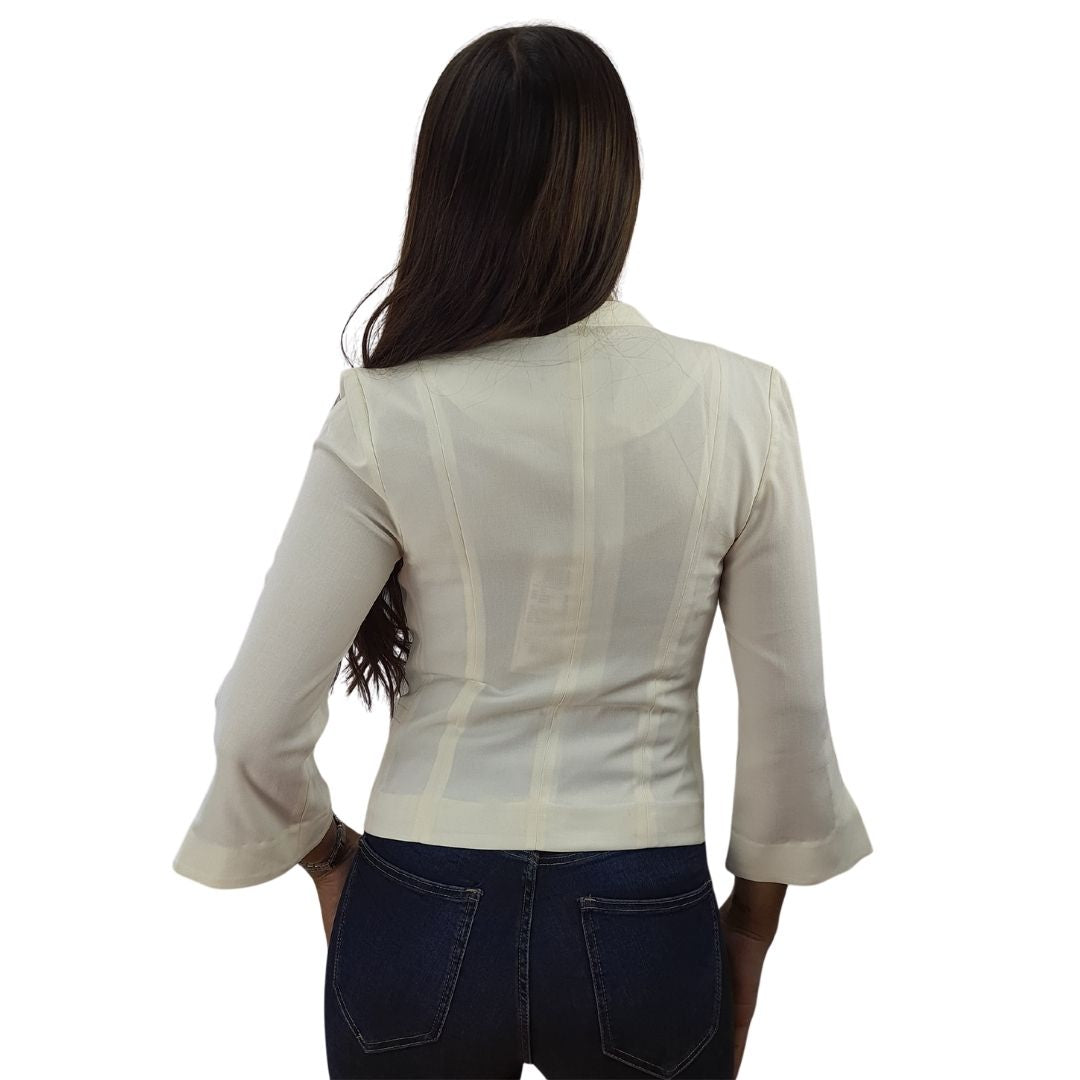 Blazer Vero moda Crema Style ELLIOT 3/4 BLAZER(HH)