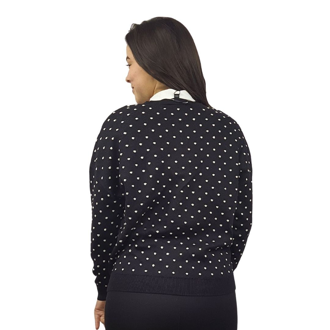 Sweater Vero Moda Negro Style DOTS L/S KNIT SET(MW-EC-2)