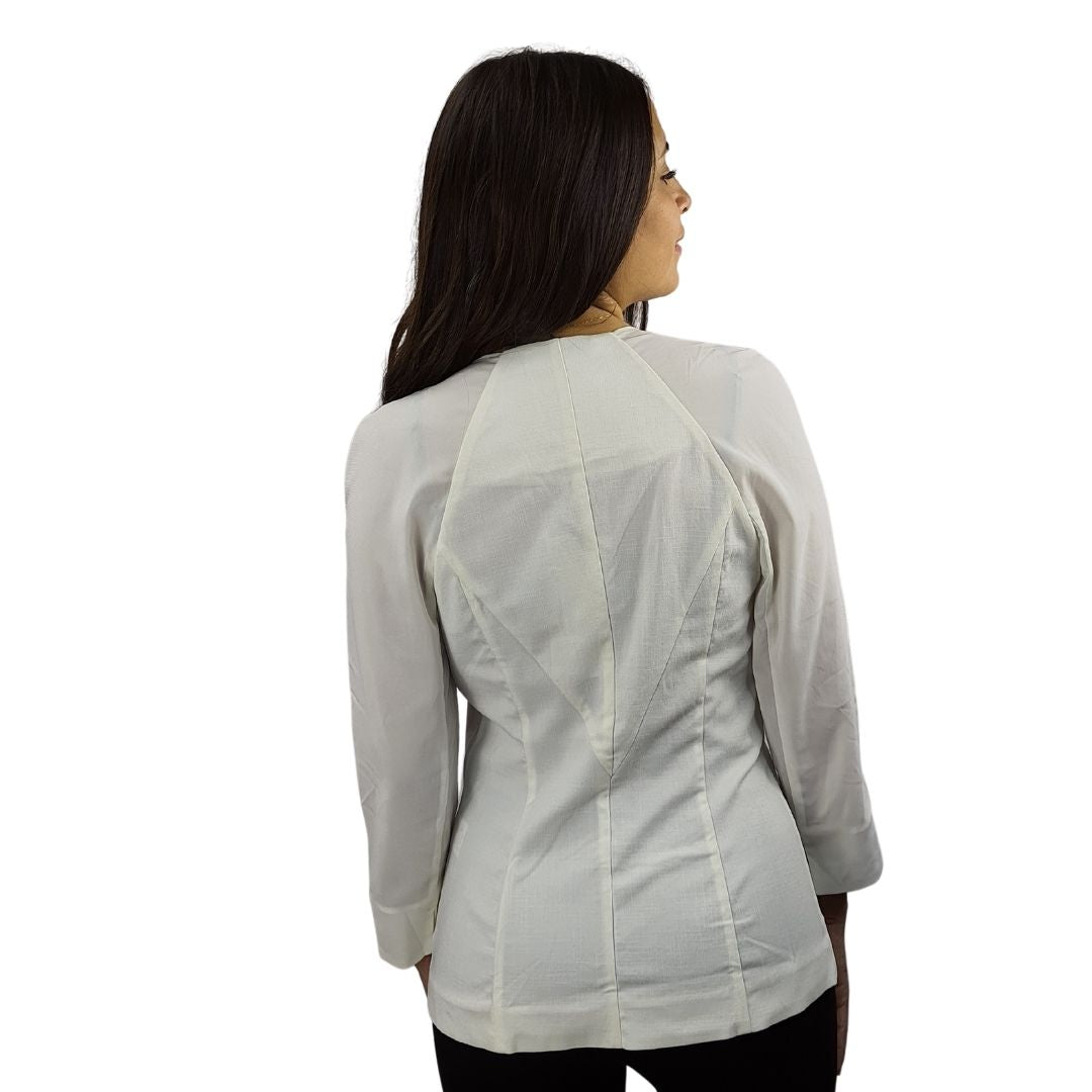 Blazer Vero Moda Blanco  Style PROMETHEUS 3/4 BLAZER(VMC-RN)