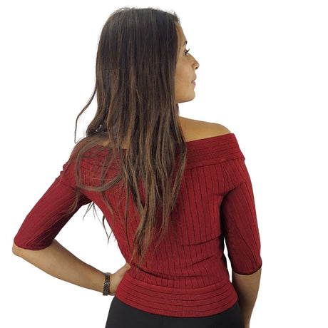 Blusa Vero Moda Vino Style SIX 1/2 KNIT(VMC-CR)