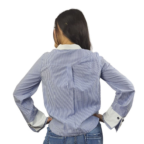 Blusa Vero Moda Azul Style MAISY L/S SHIRT(CP)