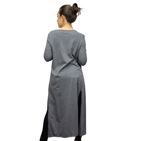 Tapado Veromoda Gris Style GRACE SOLID L/S LONG CARDIGAN(PM-EC-2)