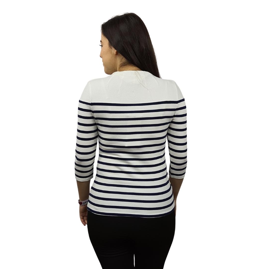 Blusa Vero Moda Azul Style ALVA 3/4 TOP(MW-EC-2)