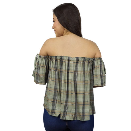 Top Vero Moda Verde Style SHORAN 1/2 TOP(BJ)