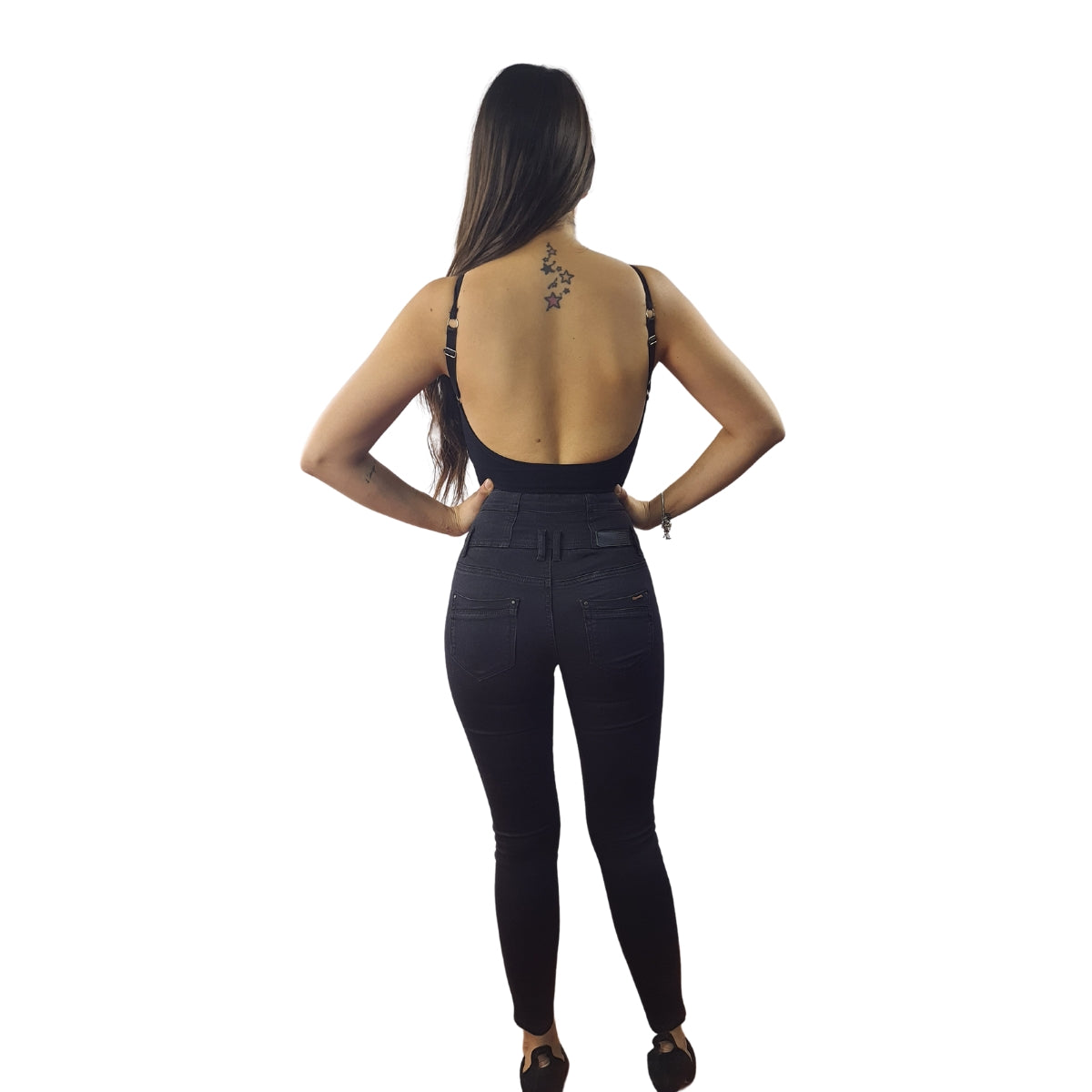 Jeans Vero Moda Negro Style IMAGE HW X-SLIM JEANS(EL)