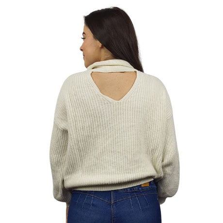 Sweater Vero Moda Blanco Style MONA L/S KNIT(VMC-AL)