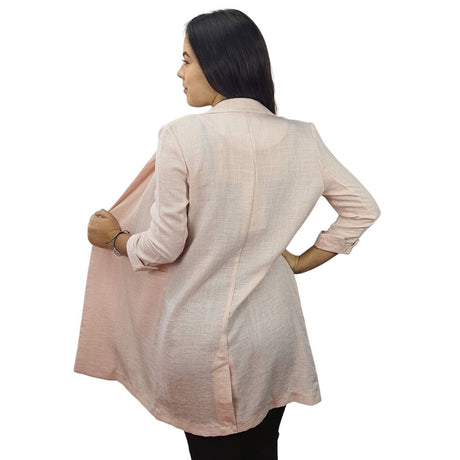 Blazer Vero moda Rosado Style OCEANUS 3/4 BLAZER(VMC-MP)