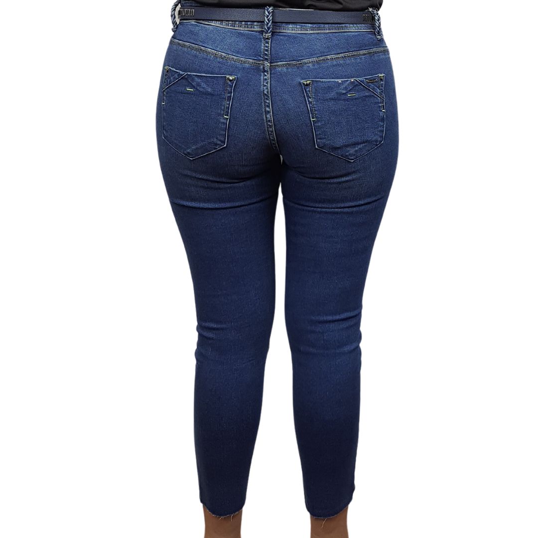 Jeans Vero Moda Azul Style BAGHDAD 7/8 X-SLIM JEANS(MP)