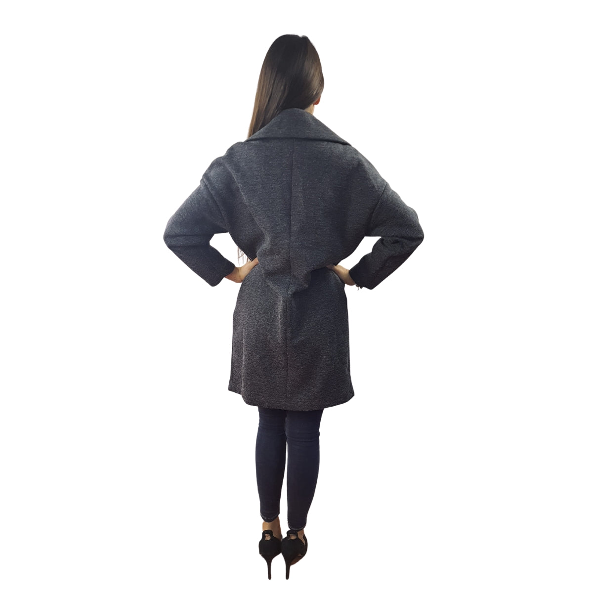 Blazer Vero Moda Gris Style ANNA SWEAT COAT(UM)