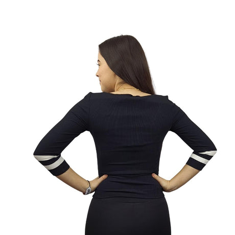 Blusa Vero Moda Negro Style KAY 3/4 TOP(MM)
