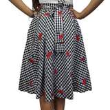 Falda Vero Moda Negro Style FRAYA JASMINE MIDI SKIRT(NN)