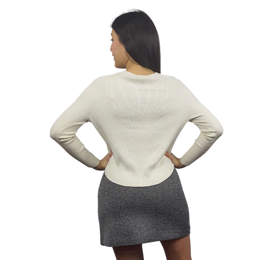 Sweater Vero Moda Blanco Style LUCY L/S KNIT(UM)