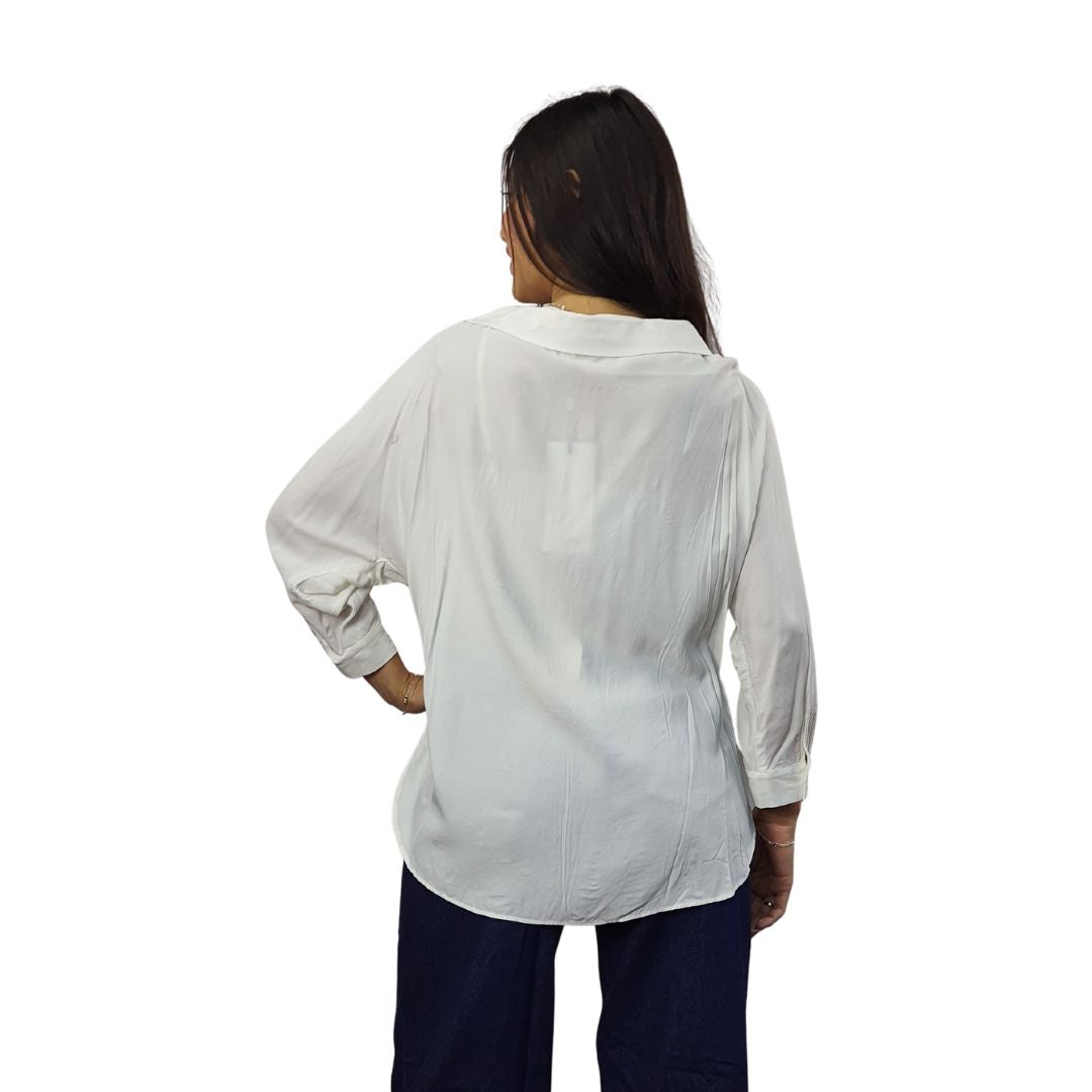 Blusa Vero Moda Blanco Style SLOPE TINA 3/4 SHIRT(NC)