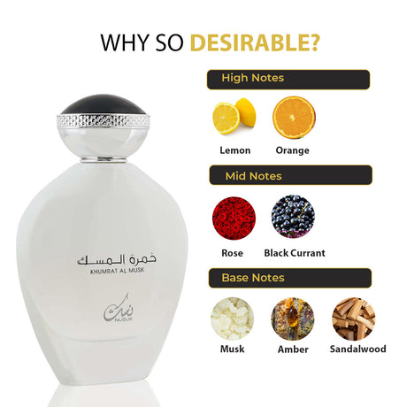 Khumrat Al Musk Edp 100Ml Hombre Nusuk- Inspirado en SILVER MOUNTAIN WATER CREED