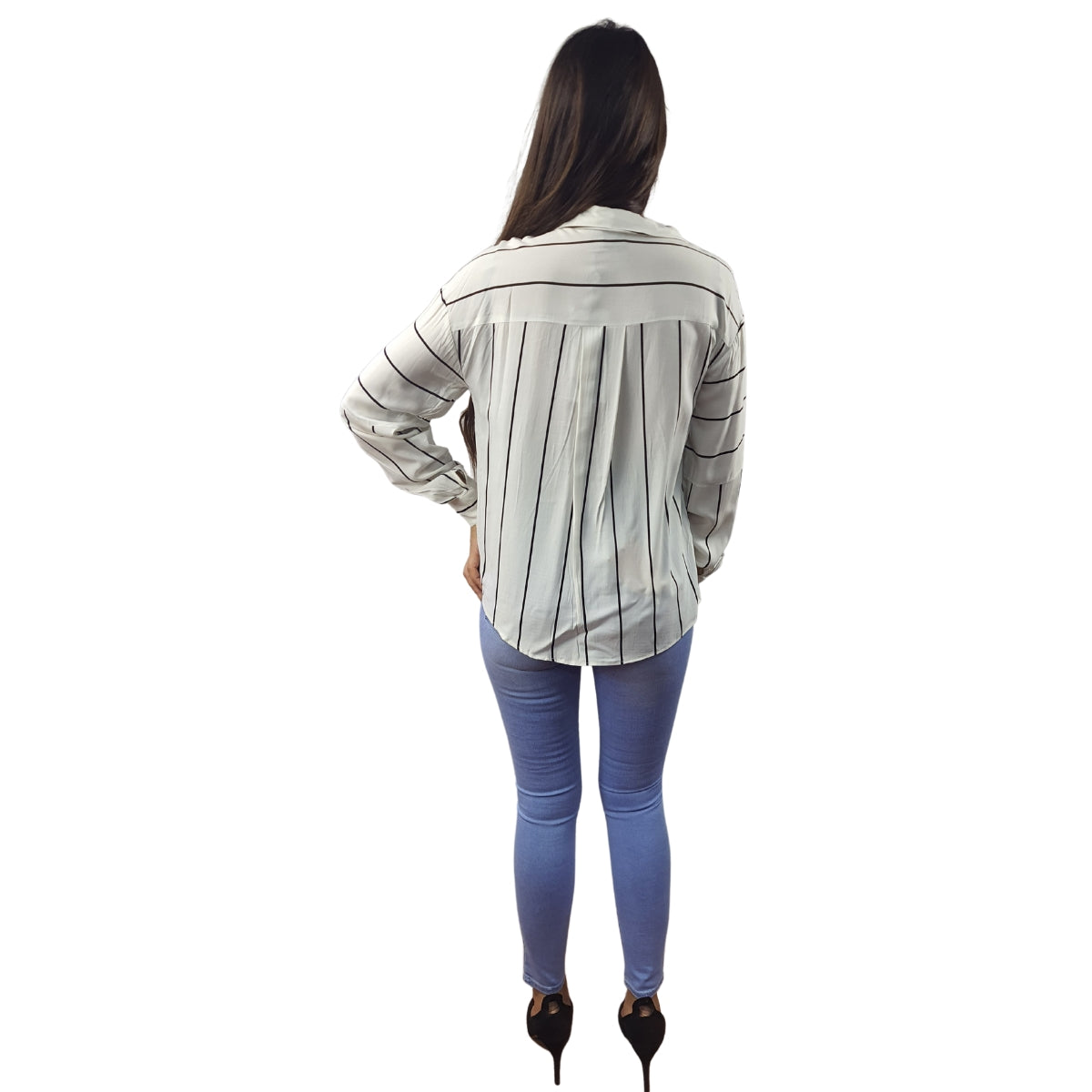 Blusa Vero Moda Blanco Style SELLY L/S SHIRT(FL)