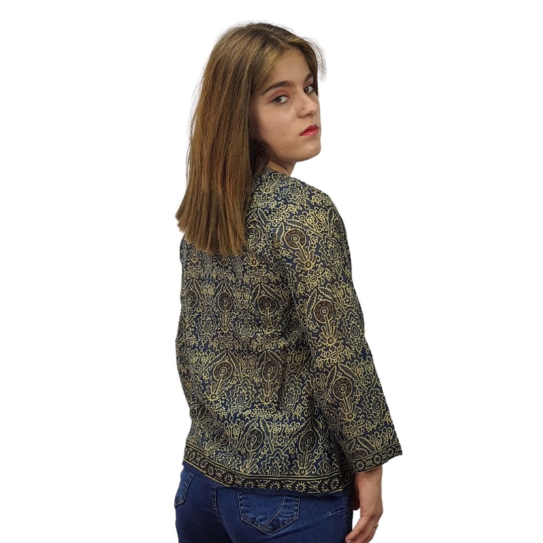 Blusa Rapsodia Bartu Indre Azul