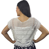 Top Vero Moda Blanco Style SANNA S/S TOP(EL)