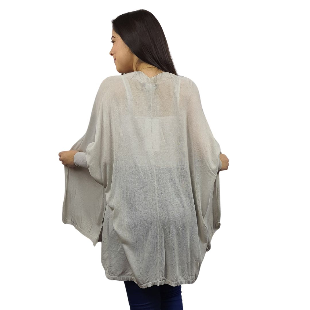 Tapado Vero Moda Gris Color Style AFRICA L/S OPEN CARDIGAN(SD)