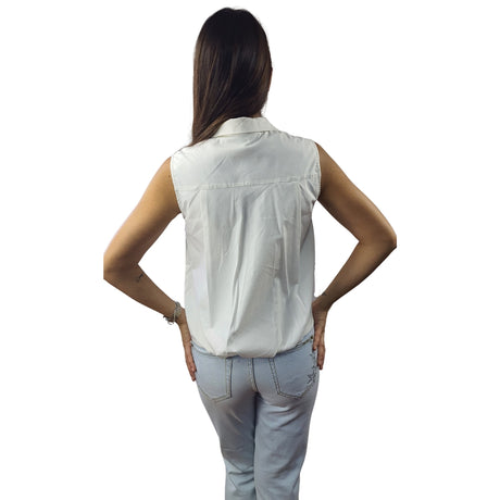 Blusa Vero Moda Blanco Style SHASHA S/L SHIRT(TP)-OR