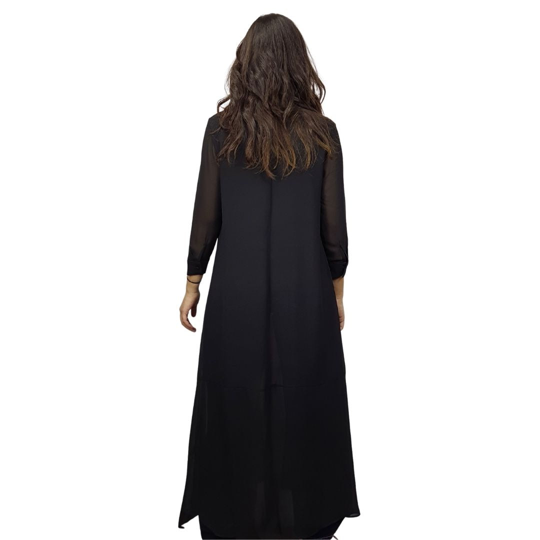 Blusa Vero Moda Negro Style ELLE 3/4 SHIRT(RN)-OR