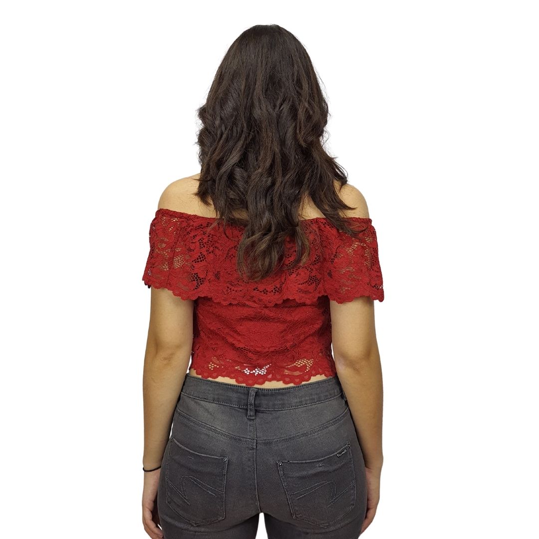 Top Vero Moda Rojo  Style VERA S/S TOP(HH)