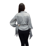 Blusa Vero Moda Gris Style JACQUES L/S SHIRT(VMC-DR)