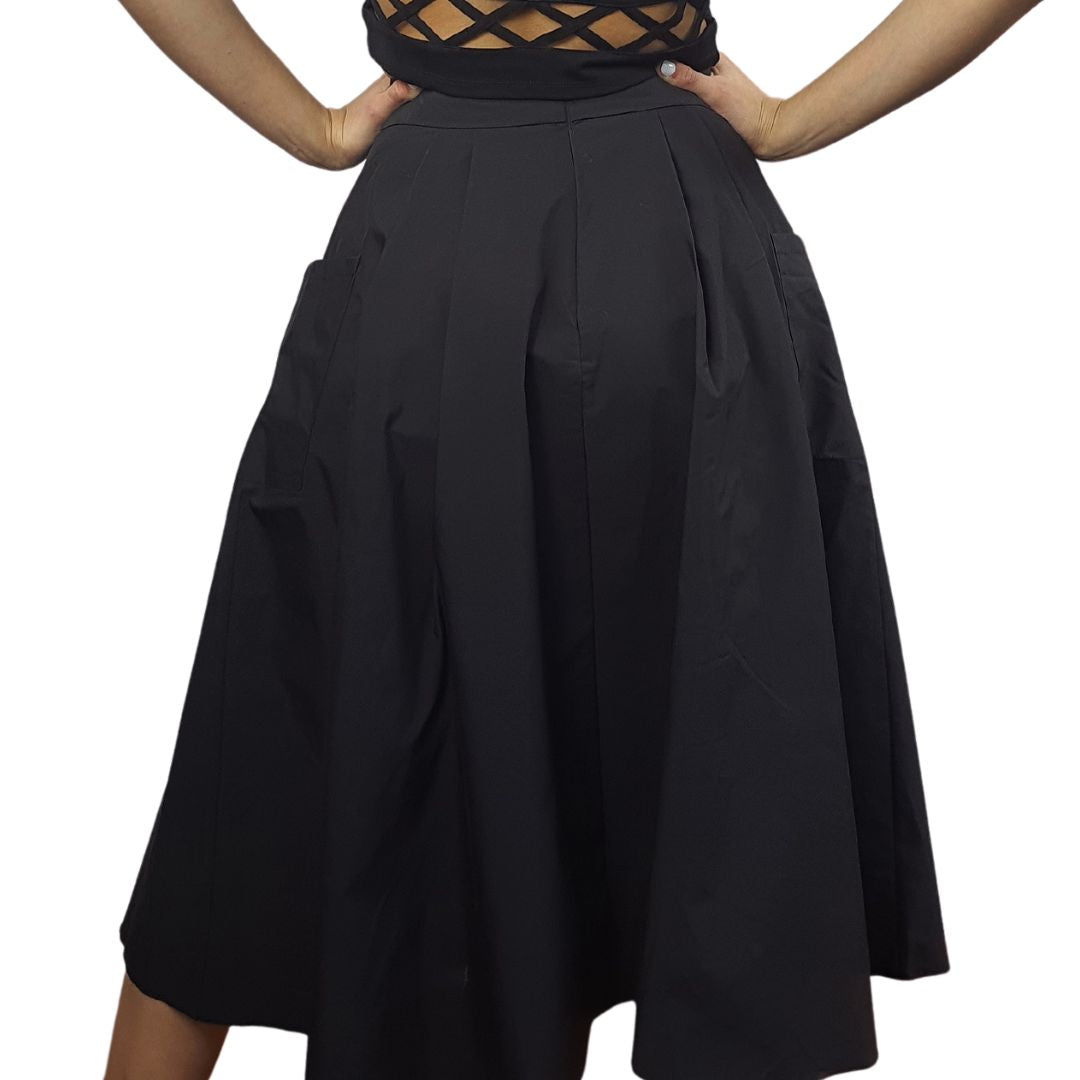 Falda Vero Moda Negro Style DANA MIDI SKIRT(MM)