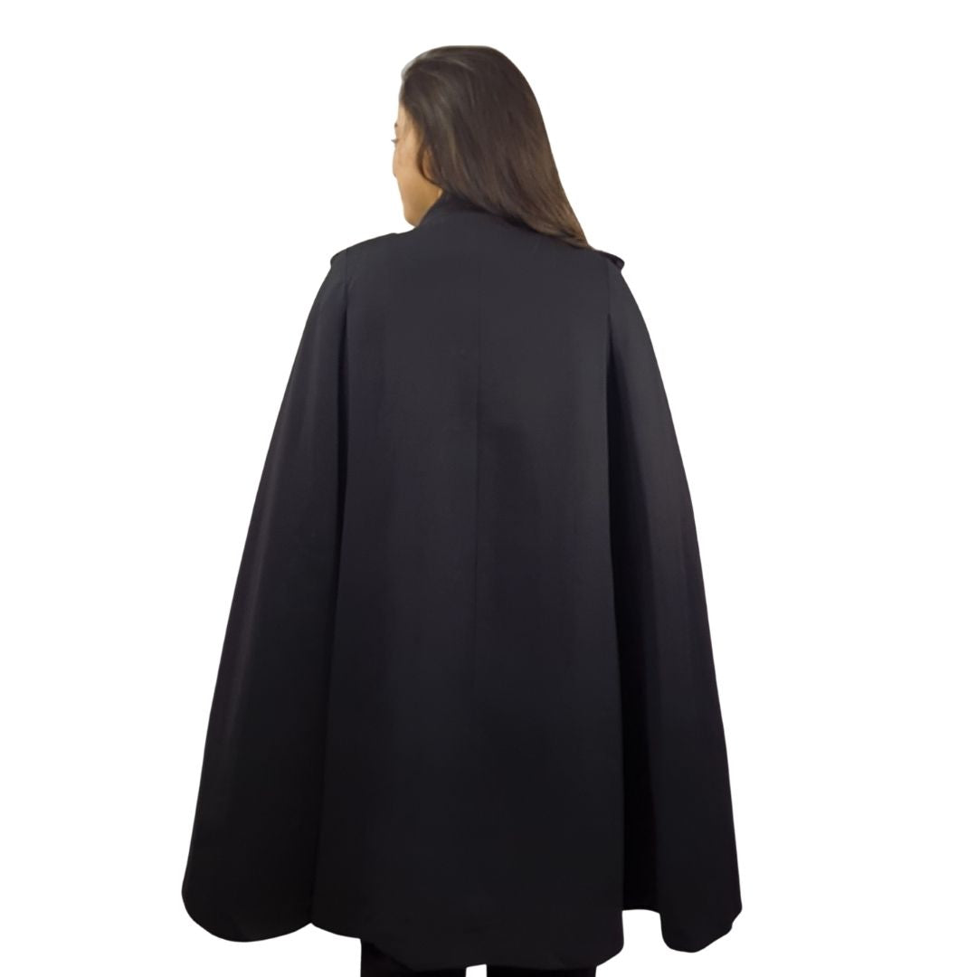 Blazer Vero Moda Negro Style CAPE LONG COAT(VMC-PM-ET-3)