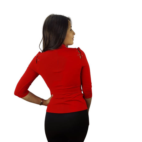 Blusa Vero Moda Rojo Style LAURA 3/4 TOP(MM)