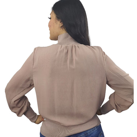 Blusa Vero Moda Rosa Vieja  Style ROSTOV SOLID L/S TOP(RN)