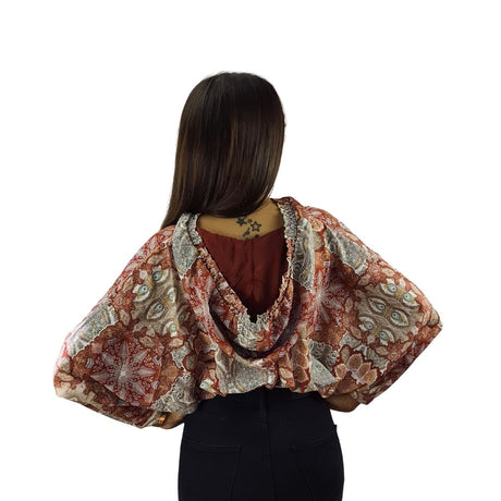 Top Vero Moda Terracota Style SPIRAL L/S TOP(BJ)
