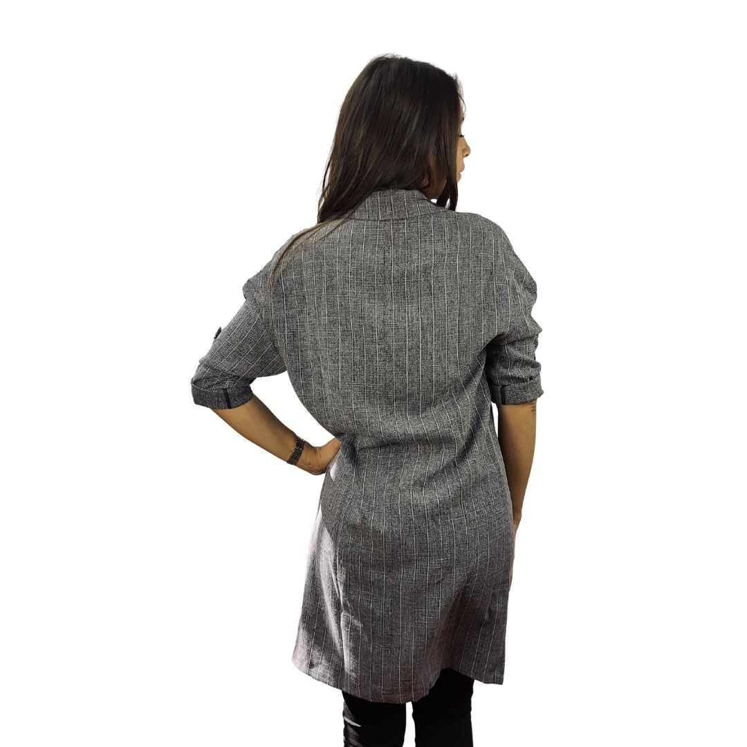 Blazer  Vero Moda Gris Style ROSE 3/4 BLAZER(VMC-PM-ET-3)
