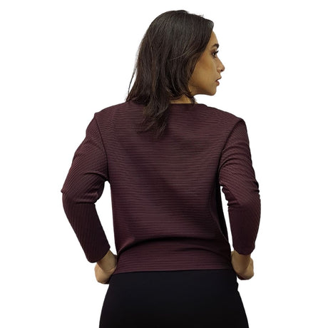 Blusa Vero Moda Vino  Style RUGBY 9/10 JERSEY TOP(VMC-PM-ET-2)