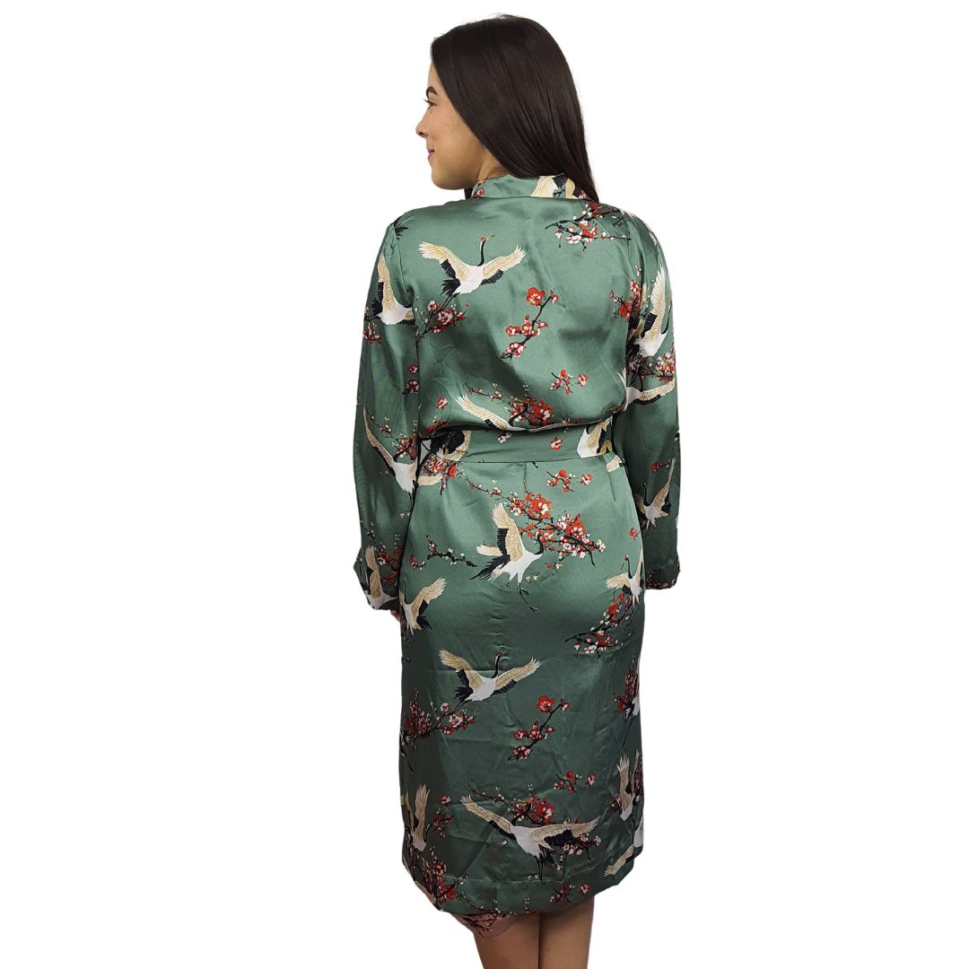 Bata de Pijama Vero Moda Verde Style HENRY L/S ROBE(HOMEWEAR)